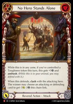 No Hero Stands Alone [SUP020] (Super Slam) Rainbow Foil