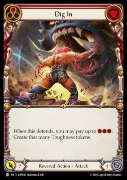 Dig In (Red) [SUP036] (Super Slam) Rainbow Foil
