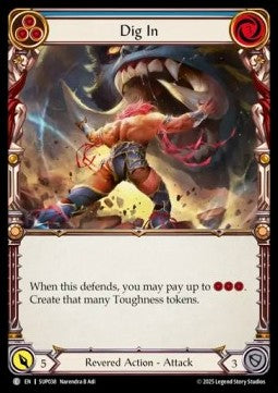 Dig In (Blue) [SUP038] (Super Slam) Rainbow Foil