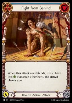 Fight from Behind (Blue) [SUP042] (Super Slam) Rainbow Foil