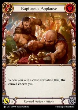 Rapturous Applause (Yellow) [SUP044] (Super Slam) Rainbow Foil