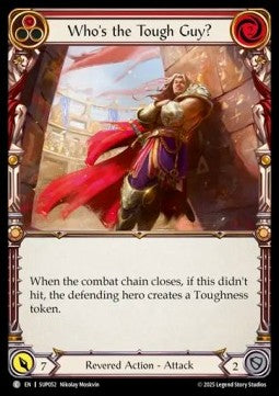 Who's the Tough Guy? (Red) [SUP052] (Super Slam) Regular