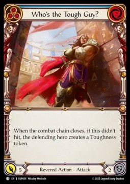 Who's the Tough Guy? (Blue) [SUP054] (Super Slam) Rainbow Foil