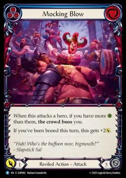 Mocking Blow (Blue) [SUP092] (Super Slam) Rainbow Foil