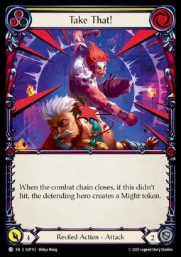 Take That! (Yellow) [SUP112] (Super Slam) Rainbow Foil