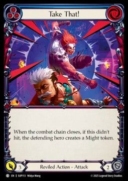 Take That! (Blue) [SUP113] (Super Slam) Rainbow Foil