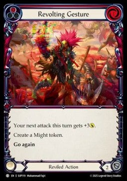 Revolting Gesture [SUP119] (Super Slam) Rainbow Foil