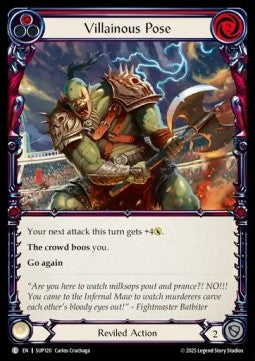 Villainous Pose (Red) [SUP120] (Super Slam) Regular