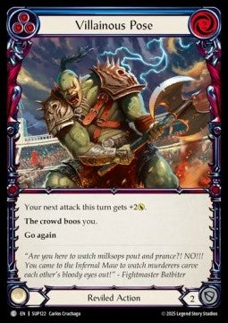 Villainous Pose (Blue) [SUP122] (Super Slam) Regular