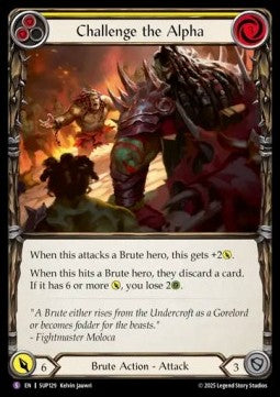 Challenge the Alpha [SUP129] (Super Slam) Rainbow Foil