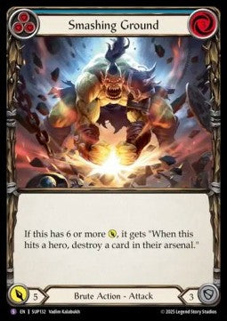 Smashing Ground [SUP132] (Super Slam) Rainbow Foil