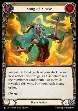 Song of Sinew [SUP134] (Super Slam) Rainbow Foil