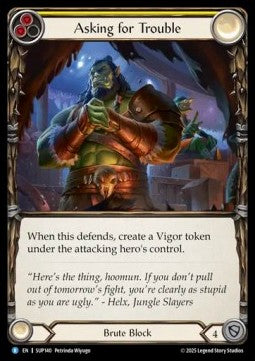 Asking for Trouble [SUP140] (Super Slam) Rainbow Foil