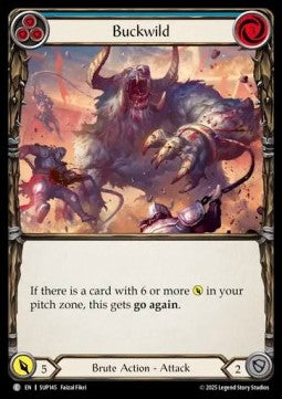 Buckwild (Blue) [SUP146] (Super Slam) Rainbow Foil