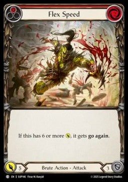 Flex Speed (Red) [SUP146] (Super Slam) Rainbow Foil