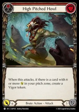 High Pitched Howl (Red) [SUP155] (Super Slam) Rainbow Foil