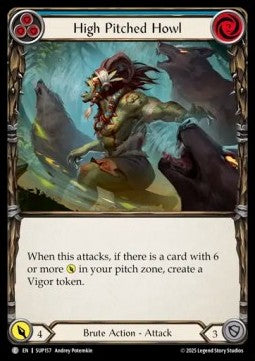 High Pitched Howl (Blue) [SUP157] (Super Slam) Rainbow Foil