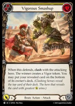 Vigorous Smashup (Yellow) [SUP165] (Super Slam) Rainbow Foil