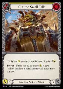 Cut the Small Talk [SUP174] (Super Slam) Rainbow Foil