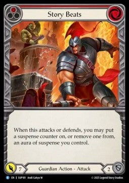 Story Beats (Red) [SUP181] (Super Slam) Rainbow Foil