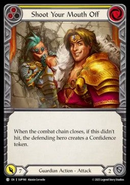 Shoot Your Mouth Off (Yellow) [SUP190] (Super Slam) Rainbow Foil