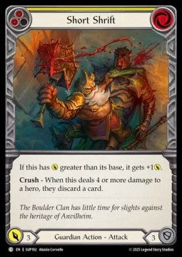 Short Shrift [SUP192] (Super Slam) Rainbow Foil