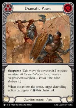 Dramatic Pause (Blue) [SUP200] (Super Slam) Rainbow Foil