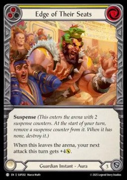 Edge of Their Seats (Yellow) [SUP202] (Super Slam) Rainbow Foil