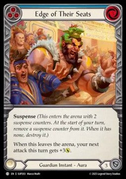 Edge of Their Seats (Blue) [SUP203] (Super Slam) Regular