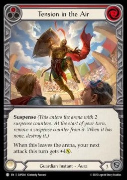 Tension in the Air (Red) [SUP204] (Super Slam) Rainbow Foil