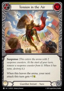 Tension in the Air (Yellow) [SUP205] (Super Slam) Rainbow Foil