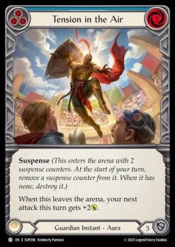 Tension in the Air (Blue) [SUP206] (Super Slam) Rainbow Foil