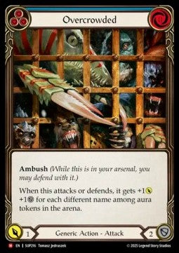 Overcrowded [SUP216] (Super Slam) Rainbow Foil