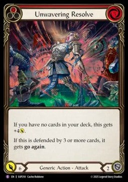 Unwavering Resolve [SUP218] (Super Slam) Rainbow Foil