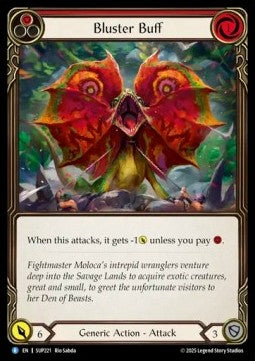 Bluster Buff [SUP221] (Super Slam) Rainbow Foil