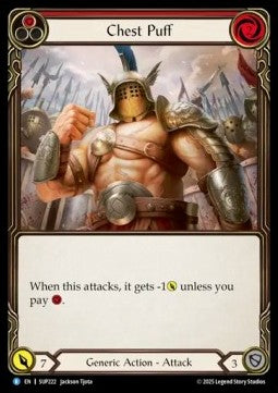 Chest Puff [SUP222] (Super Slam) Rainbow Foil