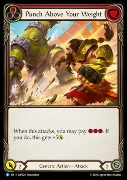 Punch Above Your Weight (Red) [SUP224] (Super Slam) Rainbow Foil