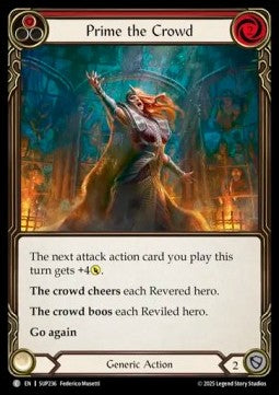 Prime the Crowd (Red) [SUP236] (Super Slam) Regular