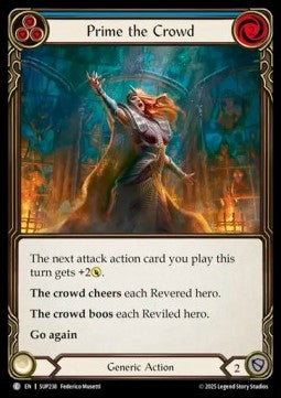 Prime the Crowd (Blue) [SUP238] (Super Slam) Regular