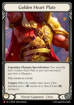 Golden Heart Plate [SUP248] (Super Slam) Regular