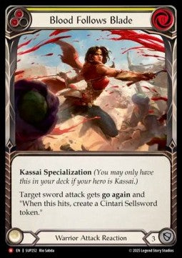 Blood Follows Blade [SUP252] (Super Slam) Rainbow Foil