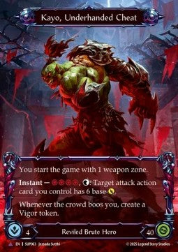 Kayo, Underhanded Cheat (Marvel) [SUP018] (Super Slam) Cold Foil