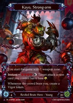 Kayo, Strong-arm (Marvel) [SUP064] (Super Slam) Cold Foil