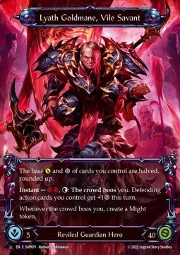 Lyath Goldmane, Vile Savant (Marvel) [SUP071] (Super Slam) Cold Foil