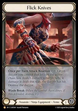 Flick Knives (Extended Art) [SUP244] (Super Slam) Rainbow Foil