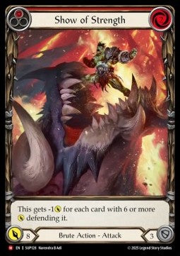 Show of Strength (Extended Art) [SUP128] (Super Slam) Cold Foil