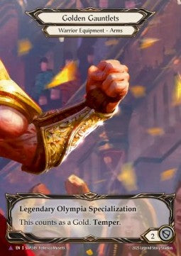Golden Gauntlets (Marvel) [SUP249] (Super Slam) Cold Foil