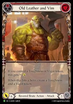 Old Leather and Vim (Extended Art) [LGS418] (LGS Promos) Cold Foil