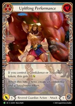 Uplifting Performance (Extended Art) [LGS419] (LGS Promos) Cold Foil