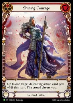 Shining Courage (Extended Art) [GEM090] (GEM Pack Promos) Rainbow Foil